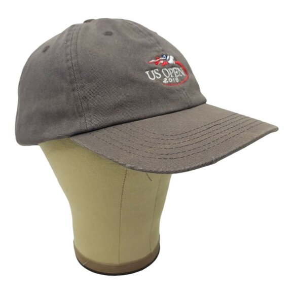 US Open 2016 Strapback Cap Hat Tennis Tournament Adjustable Adult Baseball Gray - Picture 3 of 14